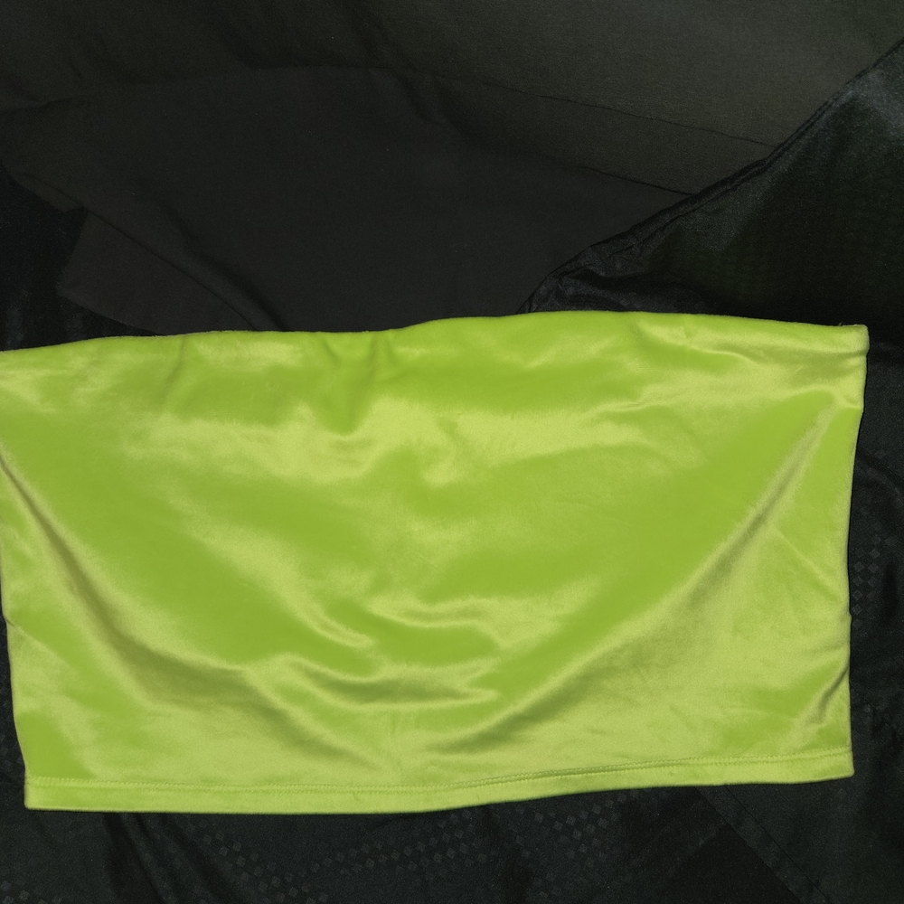 NWT SIZE XL Aerie Bright Lime Tube Top